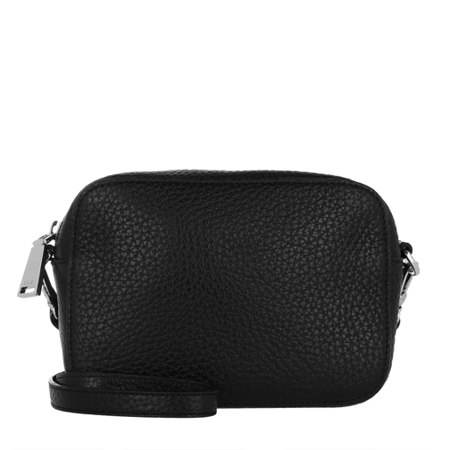 Abro Newton Leather Crossbody Bag Black/Nickel Crossbody Bag