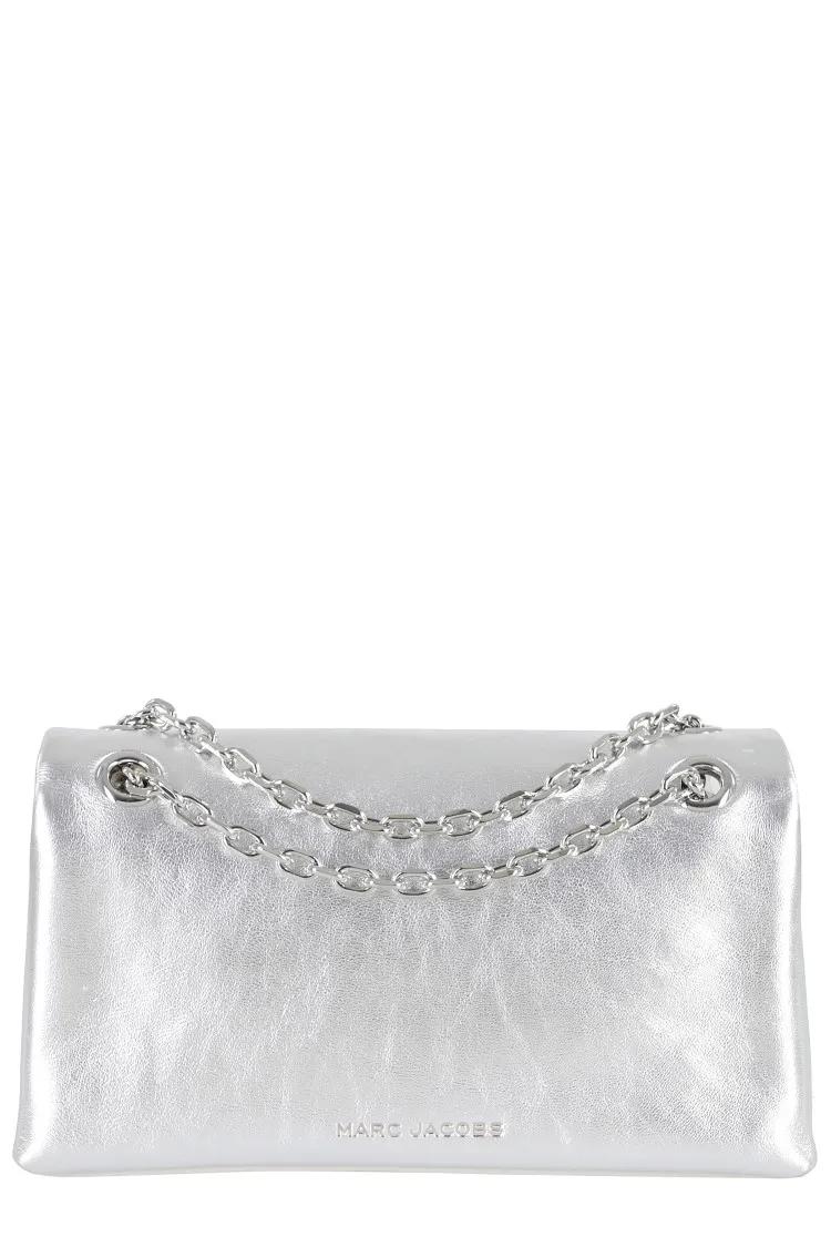 Marc Jacobs Hobo bags Metallic Leather Dual Chain Wallet in zilver