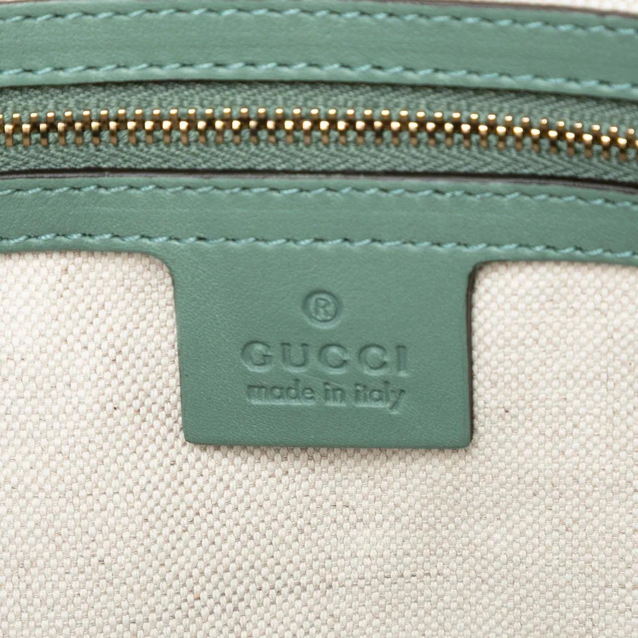 Thumbnail - Gucci Shopper - Microguccissima Patent Nice Tote - Gr. unisize - in Grün - für Damen