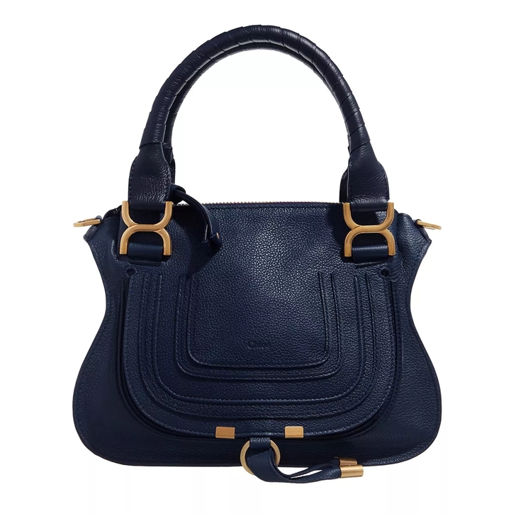 Chloé Small Marcie Shoulder Bag Blue | Tote