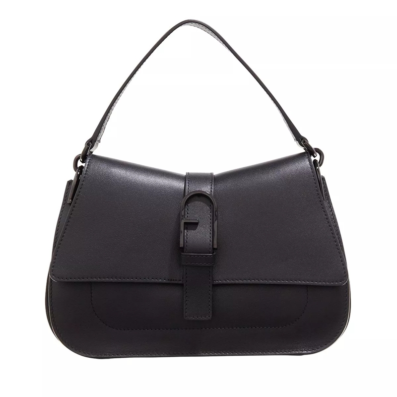 Furla Schultertasche Furla Flow M Top Handle Nero