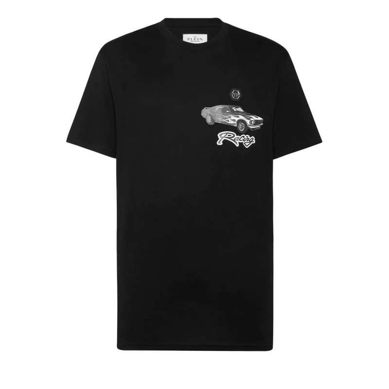 Philipp Plein T-Shirt T-Shirt Racing schwarz