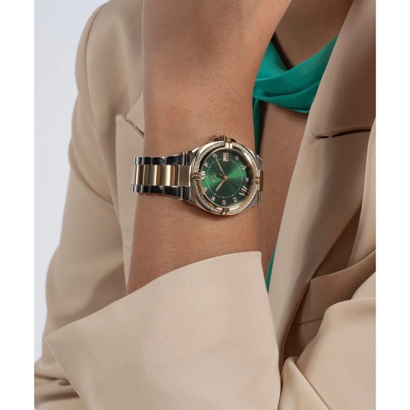 GC Quarzuhr Analoguhr Gc Ironclass Lady silber(Image 4)