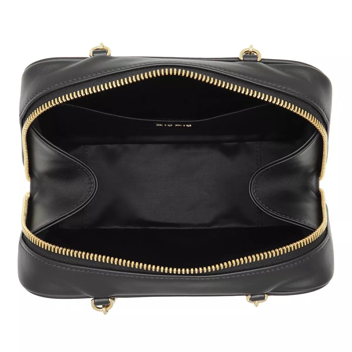 Thumbnail - Miu Miu Shopper & Totes - Logo Tote Bag Nappa Leather - Gr. unisize - in Schwarz - für Damen