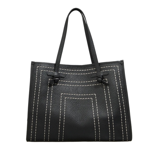 Gianni Chiarini Shopping Bag Marcella Nero-Ecru