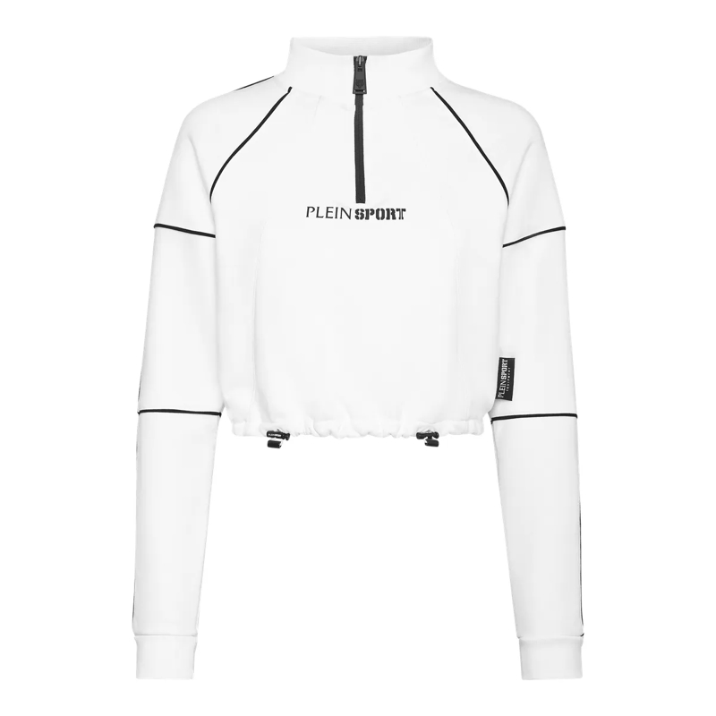 Plein Sport Daunenjacke Sweatjacke weiss