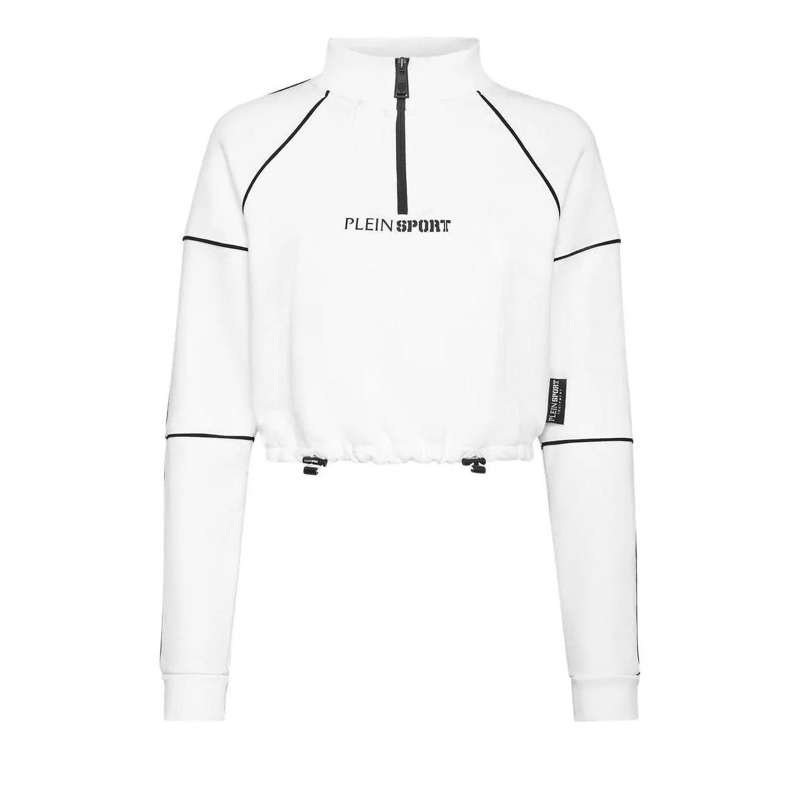 Plein Sport Daunenjacke Sweatjacke weiss