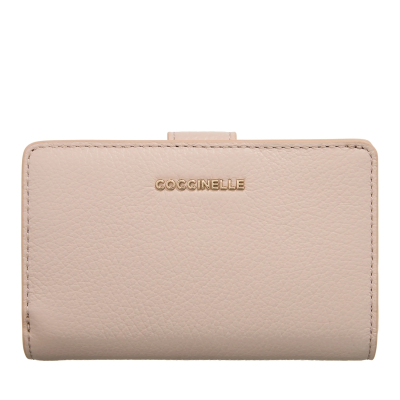 Coccinelle Tri-Fold-Portemonnaie Metallic Soft Rosette