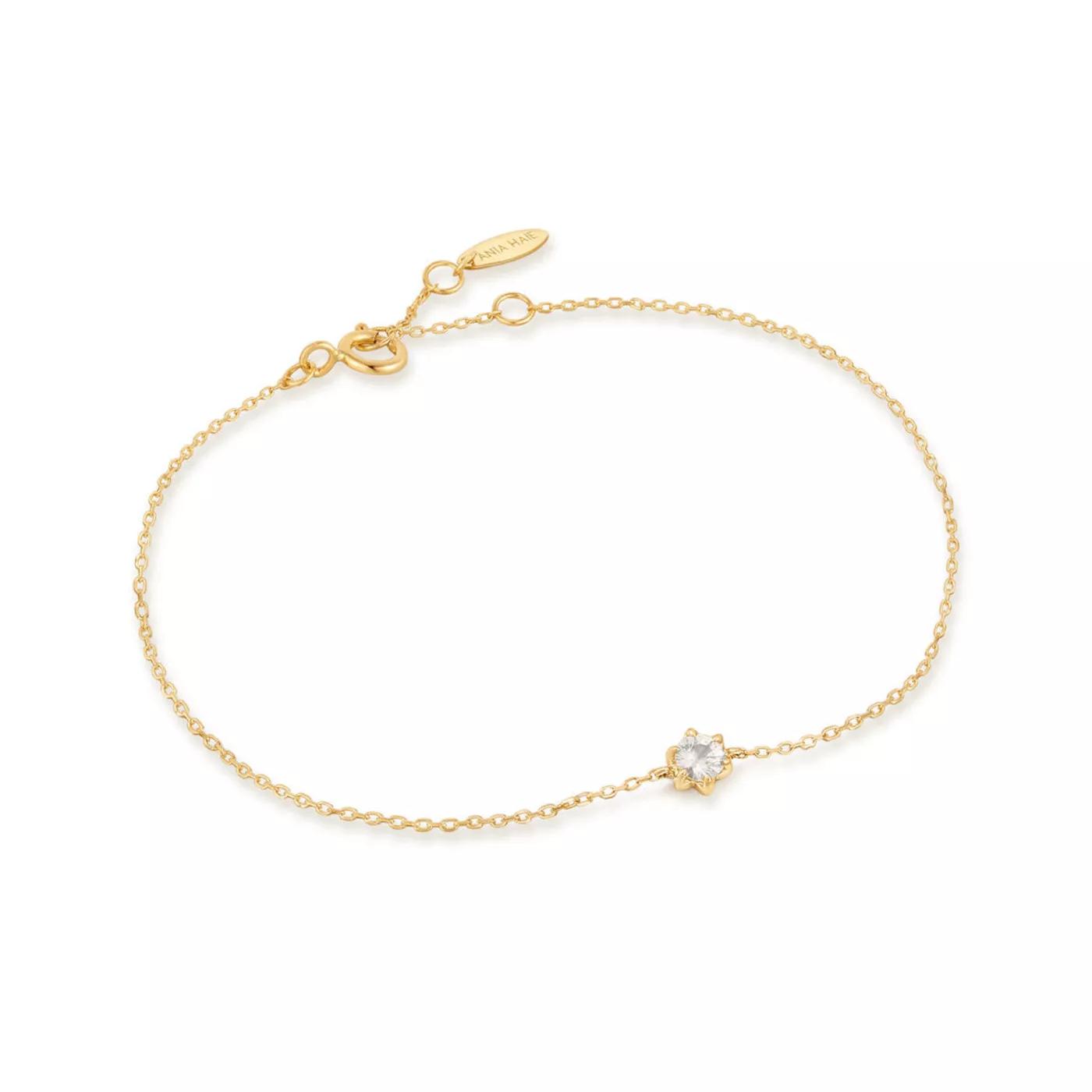 Ania Haie Armband - Ania Haie Wild Meadow 585er Golden Armband AH-BAU0 - Gr. ONE SIZE - in Gold - für Damen