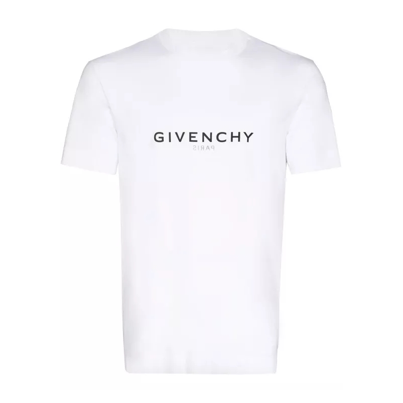 Givenchy  White T-Shirt With Bold Logo Print White