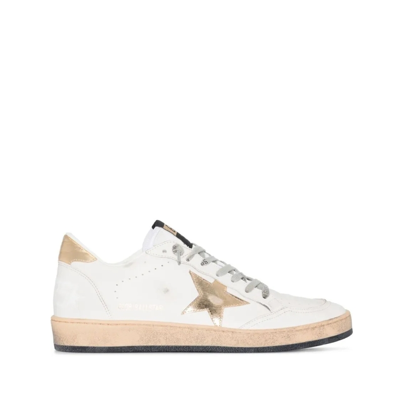 Golden Goose Low-Top-Sneaker Low-Top Silk And Nylon Sneakers Neutrals