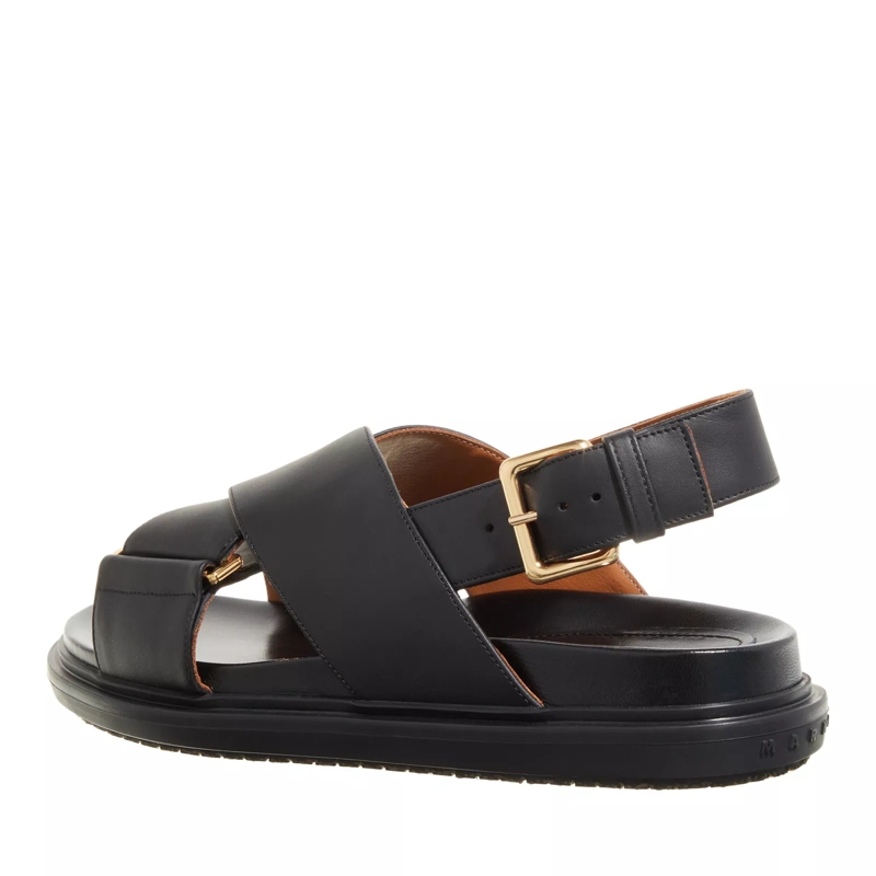 Marni Slides Fb Criscross Sandal Black(Image 15)