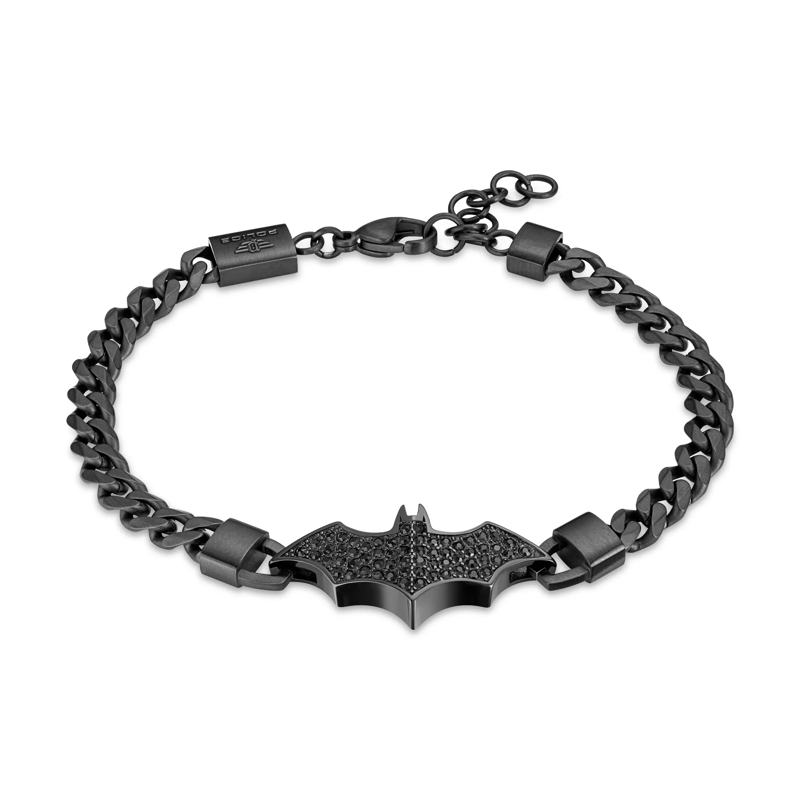 Police Armband Armband Batman- Herrenarmband- Farbe: schwarz- schwarz