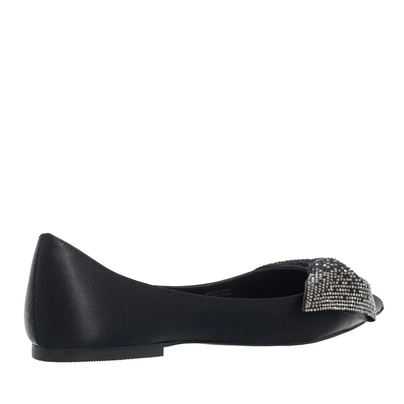 Steve Madden Ballerinas Magi Black Satin(Image 2)