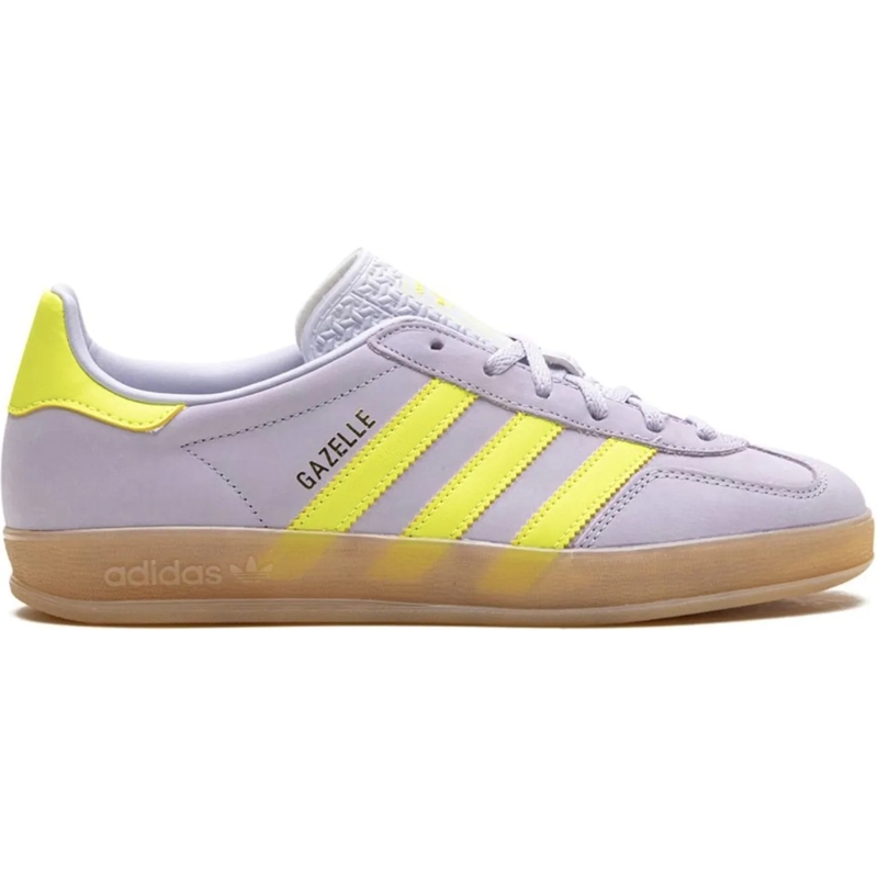 Adidas Sneaker basse Gazelle Indoor W Silver Dawn/solar Yellow/gum gelb