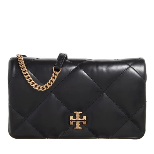 Tory Burch Wallet On A Chain Kira Diamond Quilt Chain Wallet Black