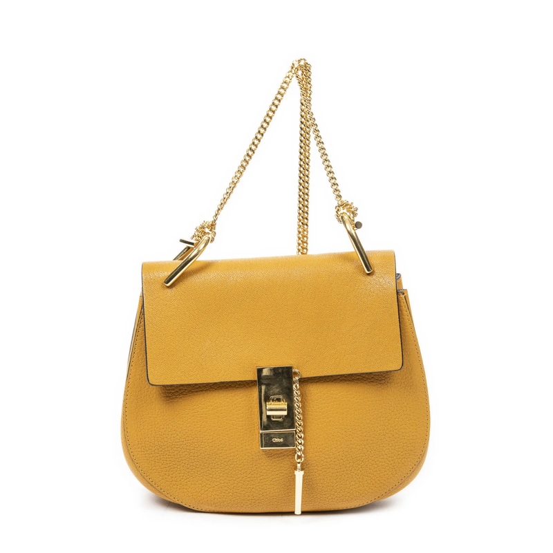 Chloé Crossbody Bag Small Drew gelb