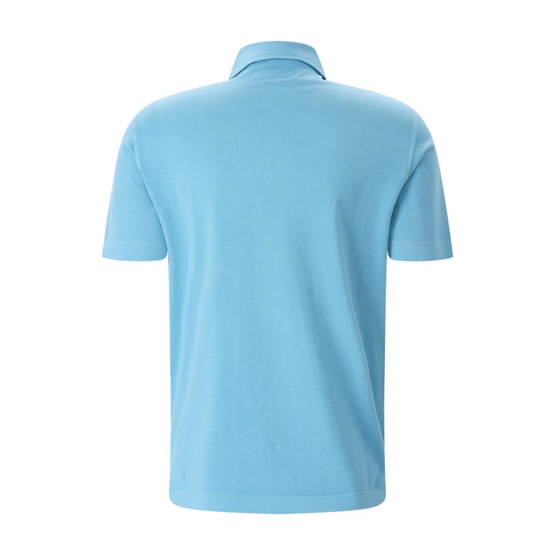 FILIPPO DE LAURENTIIS Poloshirt Poloshirt Jervin aus Baumwolle blau(Image 11)