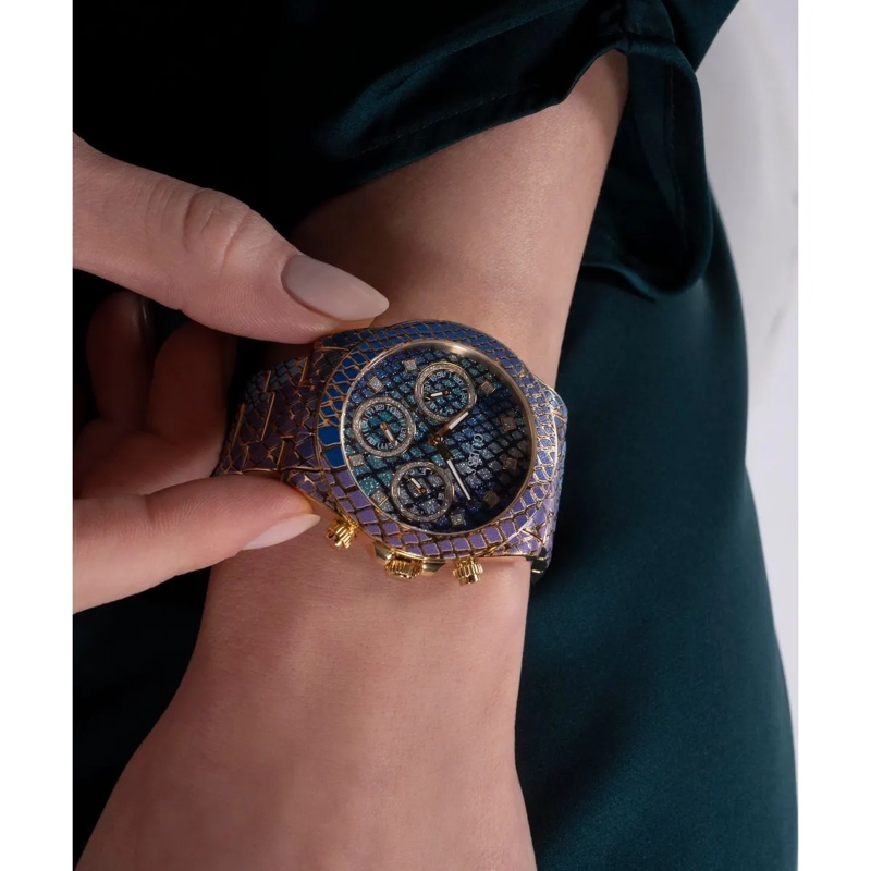 Guess Quarzuhr Quarz-Analoguhr Serpentina transparent(Image 6)