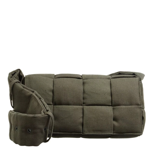 Bottega Veneta Padded Tech Cassette Crossbody Bag Crocodile Crossbody Bag
