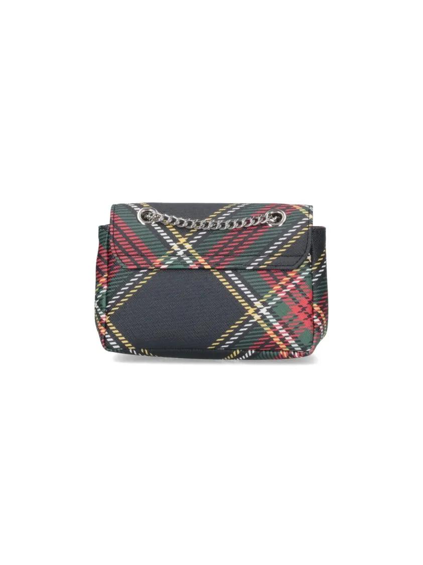 Vivienne Westwood Clutches "Small" Multicolor Tartan Bag in meerkleurig