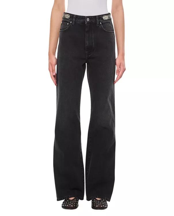 Paco Rabanne - Regular Denim Pants - Größe 26 - black