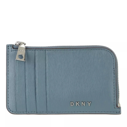 DKNY Bryant Zip Card Hold Coastal Blue Kartenhalter