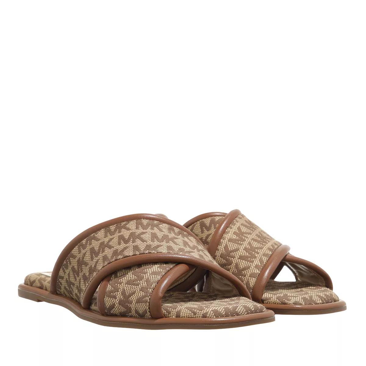 Michael Kors Gideon Slide Beige/Ebony | Slide