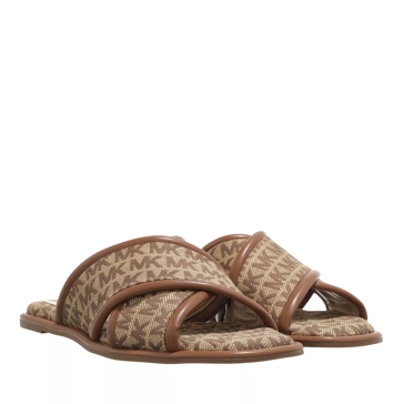 Michael kors metallic slides sale