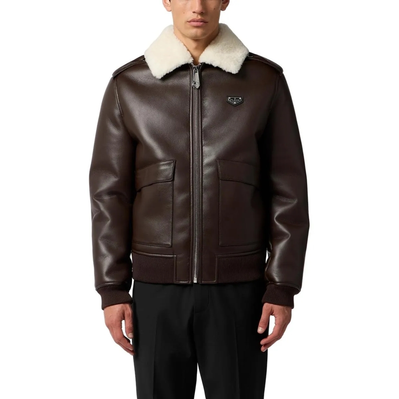 Philipp Plein Übergangsjacke Jacke braun(Image 4)