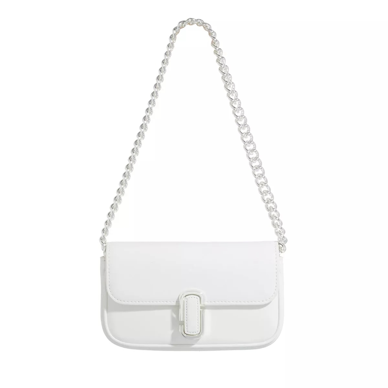 Marc Jacobs Crossbody Bag The Mini Shoulder Bag White Silver