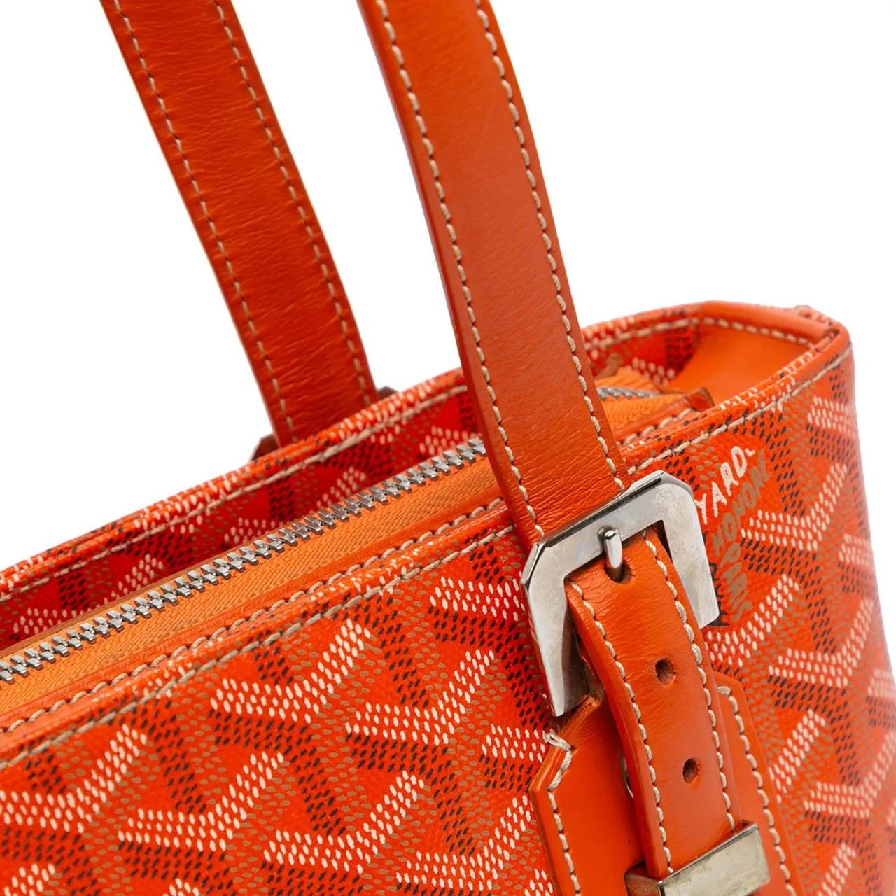 Thumbnail - GOYARD Shopper - 2012 Goyardine Marie Galante PM - Gr. unisize - in Orange - für Damen