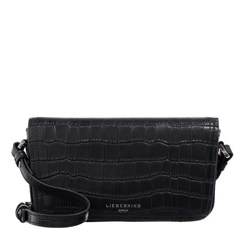 Liebeskind Berlin Crossbody Bag Chudy New Croco Black