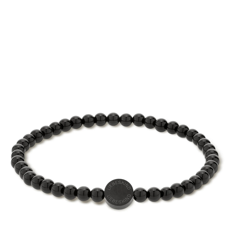 Liebeskind Berlin Armband Edelstahl New Beads schwarz