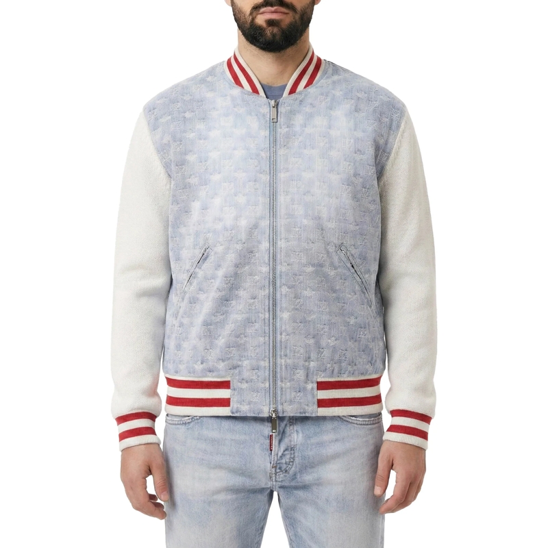 Dsquared2 Veste de transition College Jacke mit Logo blau(Image 2)