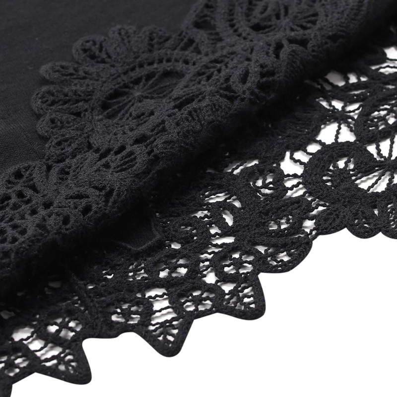 Zimmermann Minijupe 9419SF261 MERINO LACE SKIRT Zimmermann schwarz(Image 4)