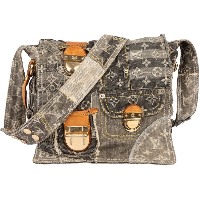 Louis Vuitton Tote Louis Vuitton Limited Patchwork Denim Monogram Pos mehrfarbig