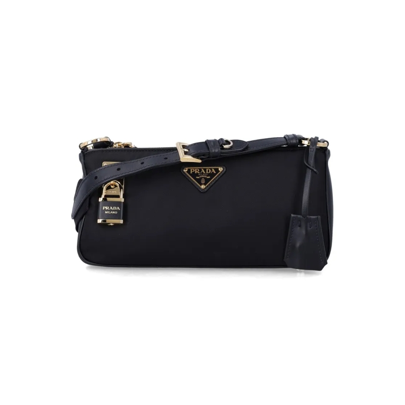 Prada Schultertasche Mini Re-Nylon Bag Black