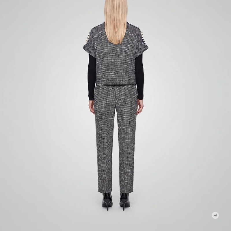 Marc Aurel Jacke Jacke- Elastische Bundverarbeitung- aufgesteppt blau(Image 4)