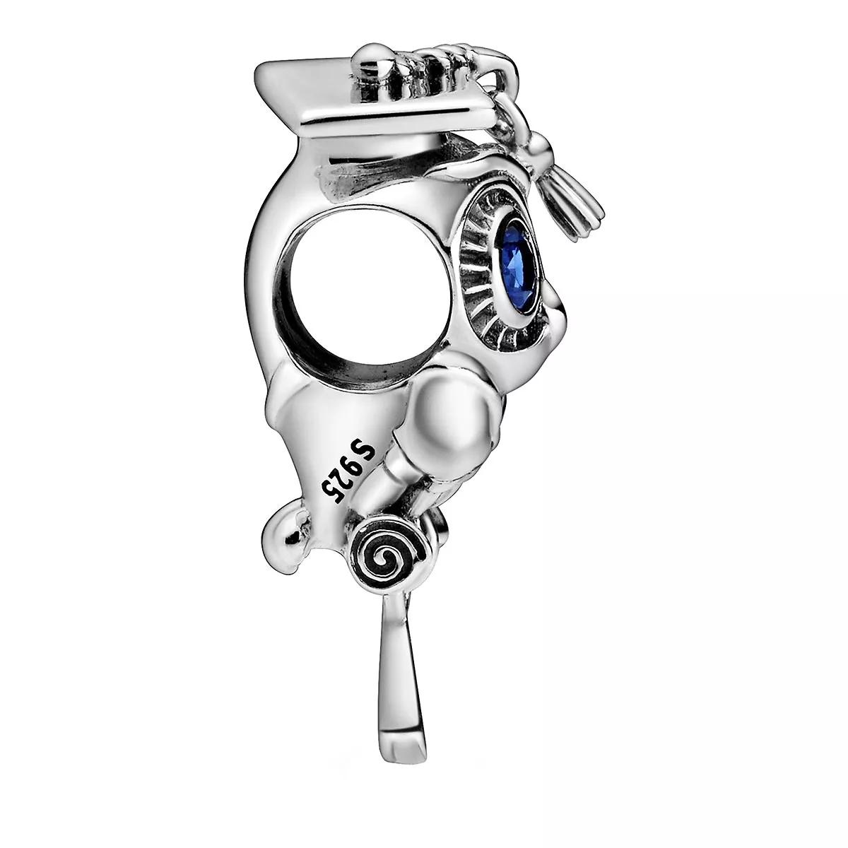 pandora bijouterie, weise eule schulabschluss charm en silver - pendentifs & charmspour dames