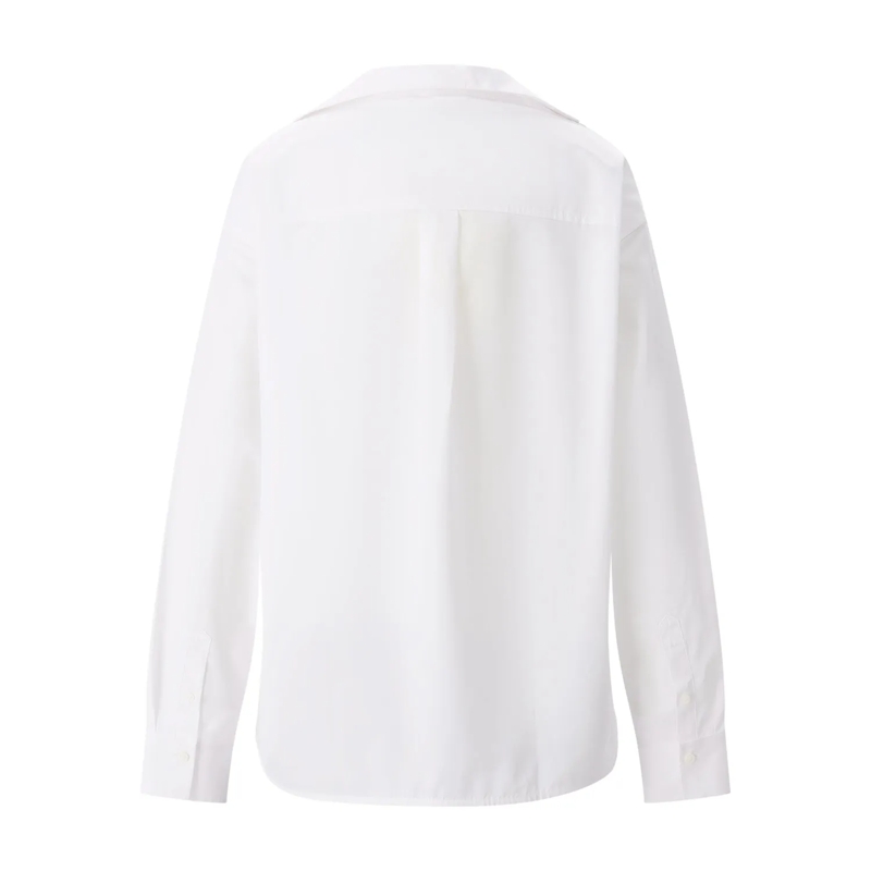 TOTEME Chemisier Hemdbluse aus Baumwolle weiß(Image 3)