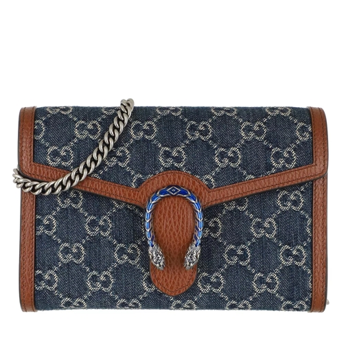 Gucci Mini Dionysus Crossbody Bag Blue Tea/Brown Crossbody Bag