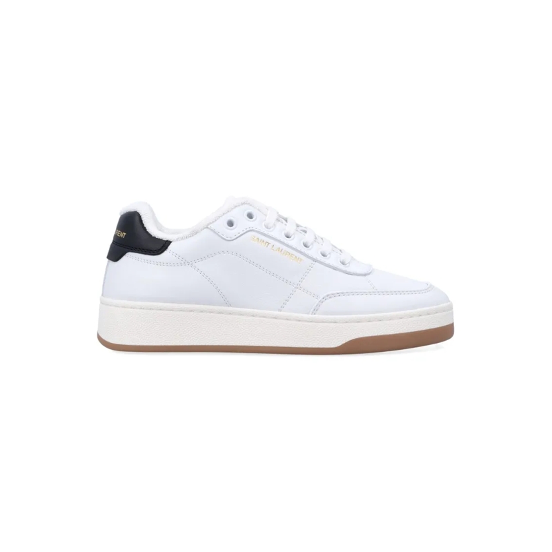 Saint Laurent Low-Top-Sneaker Saint Laurent Sl/61 Woman's Sneakers In Smooth Whi White