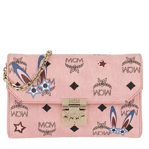 MCM Millie Star Eyed Bunny Crossbody Small Soft Pink Liten väska