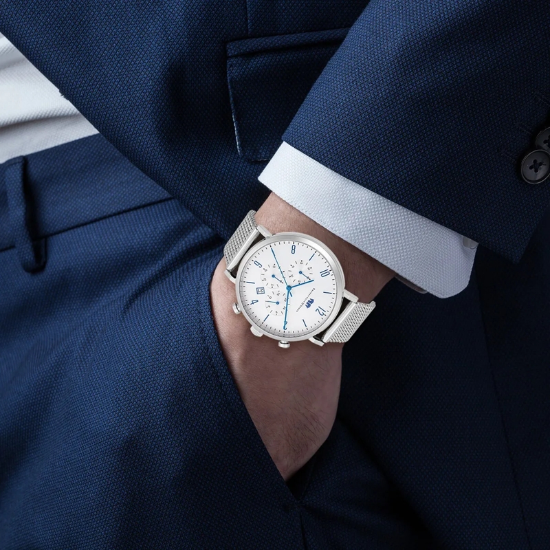 Rhodenwald & Söhne Automatikuhr Herren Armbanduhr Arakon Edelstahl silber(Image 2)