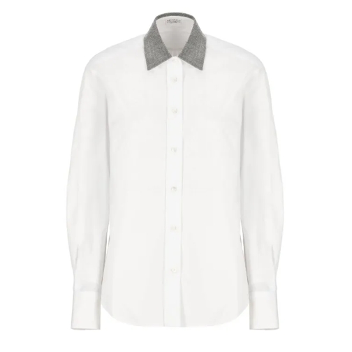 Brunello Cucinelli  White Cotton Shirt White