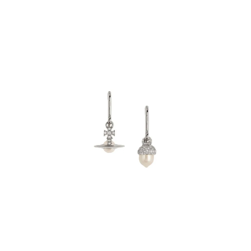 Vivienne Westwood Ohrstecker Orb Pendant Silver-Tone Drop Earrings Silver