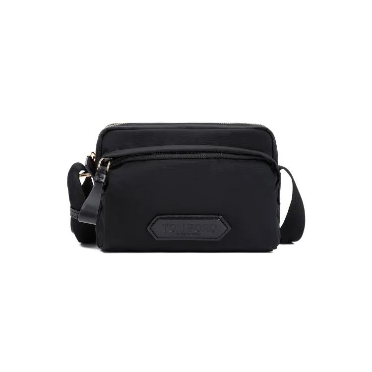 Tom Ford Crossbody Bags - Black Mini Messenger Bag - Gr. unisize - in Schwarz - für Damen