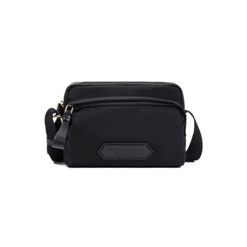 Tom Ford Black Mini Messenger Bag Black Postbodetas