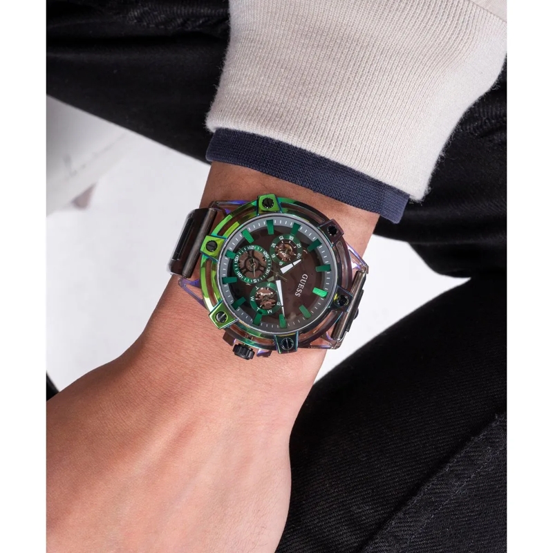 Guess Quarzuhr Quarz-Analoguhr King schwarz(Image 4)